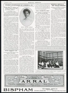 Foto de Grace Wilbur Conant 1909 Mujeres Compositoras de América artículo impreso de colección - Imagen 1 de 7