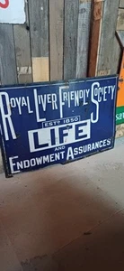 Vintage Enamel Sign Original Collectible - Picture 1 of 3
