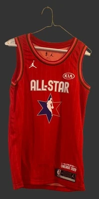 Giannis Antetokounmpo #34 2020 NBA All-Star Jersey Red Jordan NWOT - Image 1 of 4
