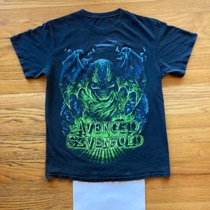 CAMISETA DE CONCIERTO VINTAGE Y2K AVENGED SEVENFOLD TOUR pantera slipknot metalcore - Imagen 1 de 5