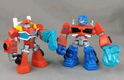 Playskool Transformers Rescue Bot Academy Optimus Prime & Heatwave Action Figure - Image 1 of 3