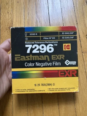 FACTORY SEALED eastman Kodak EXR 7296 200ft EXPIRED 16mm EXH 450 - Image 1 of 4