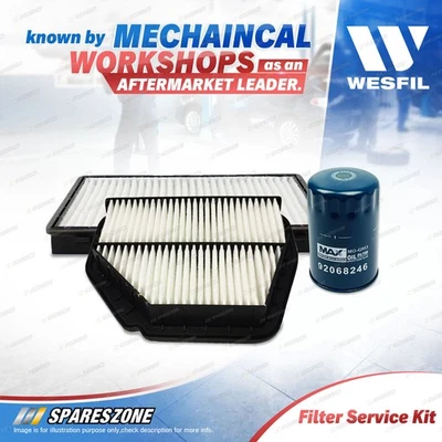 Wesfil Oil Air Cabin Filter Service Kit for Holden Captiva CG 3.2L 2006-2011 - image 1 of 2