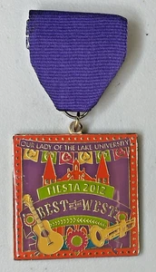 2012 Fiesta San Antonio TX  Our Lady of the Lake University Collectible Medal - Picture 1 of 6