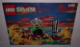 MANUAL ONLY Lego 6262 King Kahuka&rsquo;s Throne Vintage Instructions Legoland Island