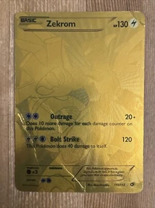 Zekrom - 115/113 - Pokemon Legendary Treasures Secret Rare Card DAMAGED - Picture 1 of 2