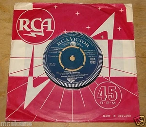 HENRY MANCINI ~ CHARADE b/w ORANGE TAMOURE ~UK RCA DEMO 7" 1963 ~ AUDREY HEPBURN - Picture 1 of 4