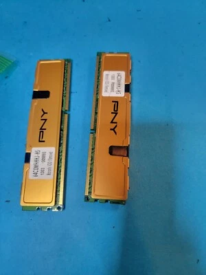 2 PNY 64B0QHHHJ-HS 2GB DDR3-1333 PC3-10600 Desktop Memory RAM - Image 1 of 3
