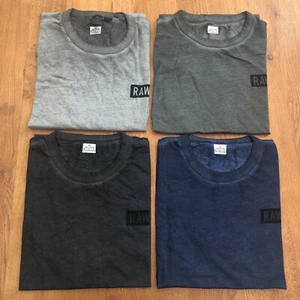 Ex-G-Star Raw Crew Neck 'RAW' Logo Mens T-Shirt - BNWOT - Many Sizes/Colours - Picture 1 of 7