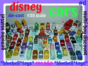 Disney Cars Die-Cast Cars 1:55 Scale Genuine Mattel Multi-auction One P&P _D - Picture 1 of 756