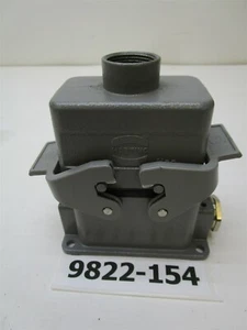 Harting HAN A Base & Cover 2 Lever 3 Entry Heavy Duty Connector Housing New - Picture 1 of 5