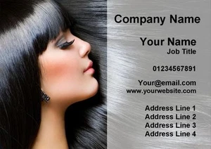 Mobiler Friseur Friseursalon Schönheit personalisierte Visitenkarten - Bild 1 von 1