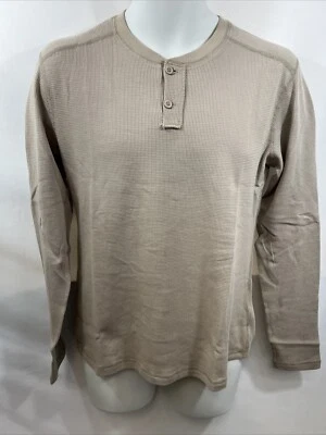 Oliver's Para Hombres Ejército Bronceado Waffle Térmico Nuevo con Etiquetas Tallas Var Lux Diseñador Org Rt $89 Foto 1 de 4