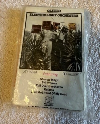Electric Light Orchestra OLE ELO Cassette Tape Tested 1976 Progressive Rock Band Foto 1 de 2