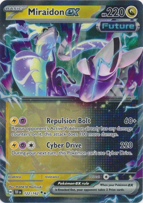 Miraidon ex 122/162  Double Rare SV05: Temporal Forces Pokemon TCG - Image 1 of 1