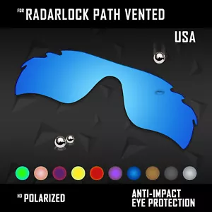 Anti Scratch Polarized Lot Replacement Lens for-Oakley Radarlock Path Vented - Picture 1 of 9