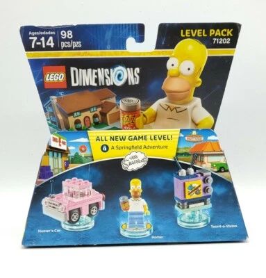 Lego Dimensions 71202 Springfield Adventure Homer The Simpsons Level Pack Sealed - Image 1 of 4