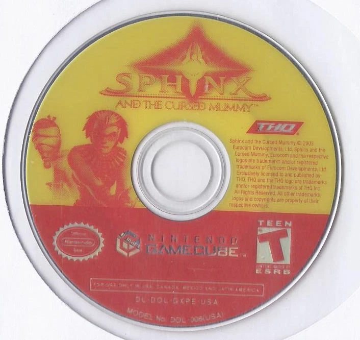 Nintendo GameCube Game  Sphinx and the Cursed Mummy Rare & HTF - Image 1 of 1