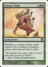 Greater Good 9th Edition NM Green Rare MAGIC THE GATHERING MTG CARD ABUGames