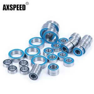 AXSPEED 36Stk Für Traxxas 1/16 E-Revo  Summit Rally Slash RC Kugellager Bearings - Picture 1 of 5