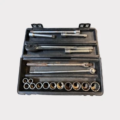 Vintage Sears Craftsman 3/4" Drive Socket Set w/ misc John Deere (SPG051733) - Image 1 of 4