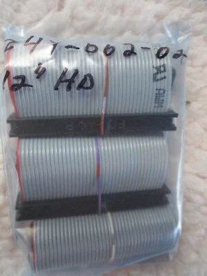 Vintage I47-002-024 12" 40-pin HD Ribbon Cable Sealed Sets of 3 - Image 1 of 4