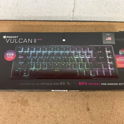 ROCCAT Vulcan II Mini Gaming Keyboard - Black, US English New (A13) - Image 1 of 2
