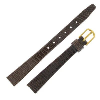 Hadley Roma LS710 11mm Brown Reg Ladies Gen Lizard Watch Strap VNOS Foto 1 de 2