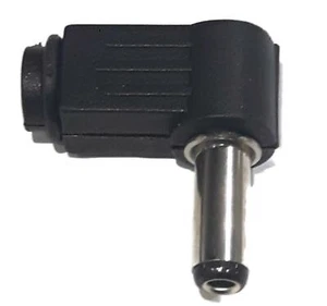 1X 2,1 mm x 5,5 mm Stecker rechter Winkel L Buchse DC Power Tip Stecker 14 mm Länge - Bild 1 von 1