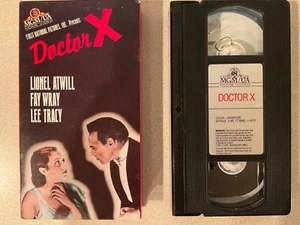 Doctor X (VHS, 1987) Lionel Atwill, Fay Wray, Lee Tracy - Bild 1 von 3