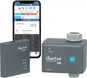 LinkTap Wireless Water Timer & Gateway - Smart Sprinkler Timer with App - Picture 1 of 55