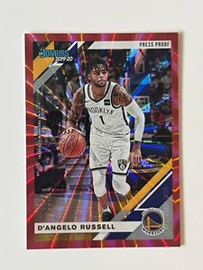 2019-20 Choice Red Laser D'Angelo Russell /99 Golden State Warriors #21 - Picture 1 of 2