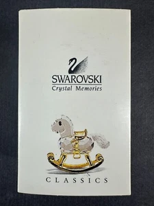 Swarovski Glas Kristall Memories Klassiker Schaukelpferd Hobby Spielzeug Echtheitszertifikat Box 199447 - Bild 1 von 14