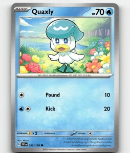 Pokemon Quaxly 052/198 scharlachrot & violett Basis-Set NM/M - Bild 1 von 1