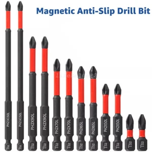 12Pack Bit Quick Change Impact Driver Power Drill Magnetic Screwdriver 1/4'' Hex - Picture 1 of 11