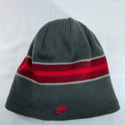 Gorro tejido reversible Nike Swoosh - gris juvenil Foto 1 de 4
