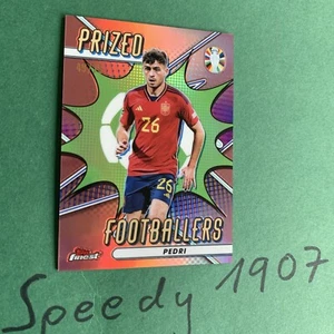 Topps Finest Road To UEFA EURO 2024 Premiato oro rosa bronzo Pedri PFV-PE #49/75 - Foto 1 di 1