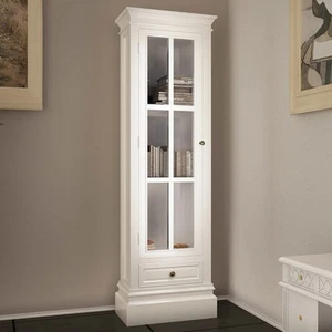 Armario con 3 Estantes Elegante de Madera Blanco Librería Estantería vidaXL - Imagen 1 de 8