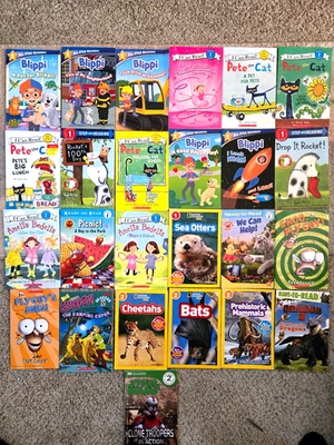 Lot of 25 Level 1 & 2 Early Readers Kids Books ~ I Can Read - No Doubles - Image 1 of 4