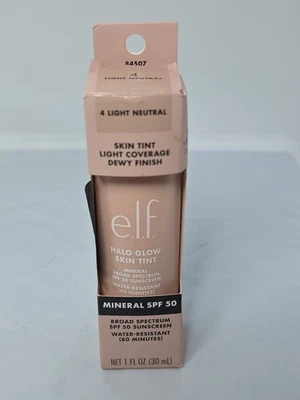e.l.f. Halo Glow Skin Tint SPF 50, 4N Light Neutral. Exp.05/27 - Image 1 of 4