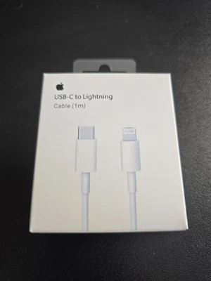 NEW USB-C to Lightning Data Sync Cable (1m/3ft) - White  - Image 1 of 3