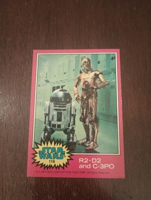 1977 Topps Star Wars (2nd Series) #118 R2-D2 & C-3PO (VG-EX) - Image 1 of 2