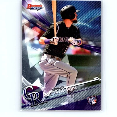 2017 Bowman's Best David Dahl #11 Colorado Rockies - Image 1 of 2