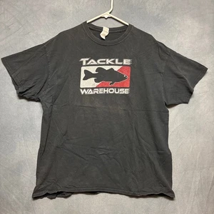Vintage Tackle Warehouse Shirt Fishing Outdoors Double Sided Graphic Print Hunt - Picture 1 of 10