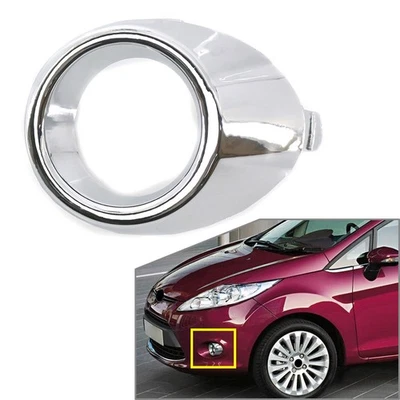 Fog Light Lamp Frame Surround Cover Trim For Ford Fiesta 2008-12 Chrome Left AU - Image 1 of 4