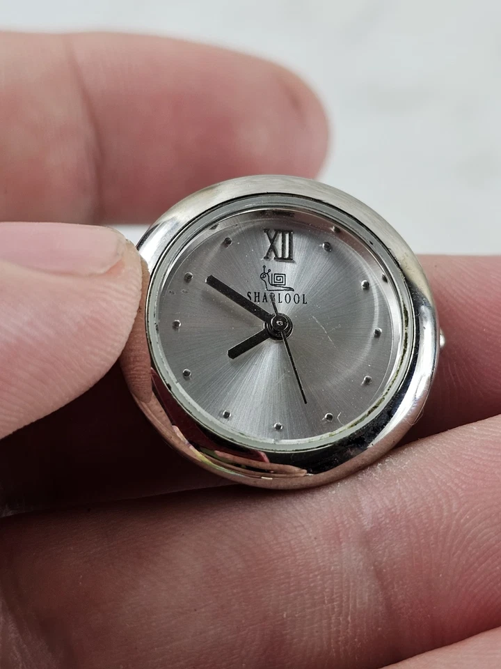 Супер редкий серебристый циферблат для часов SHABLOOL — ремешок не требует батареи - Изображение 1 из 4