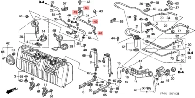 Tanque de combustible HONDA ACURA GENUINO OEM NSX (12 MM) ☆ 90428-PD6-003 ☆ Foto 1 de 3