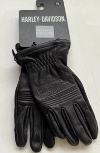 Harley-Davidson Men’s Big Sur Full-Finger Touch Tech Leather Gloves Sz Small NEW - Bild 1 von 9