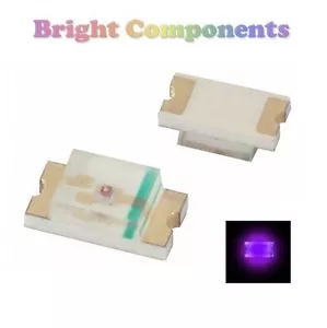 10 x 0805 Purple/UV LED (SMD) - Ultra Bright - UK - 1st CLASS POST - Picture 1 of 1