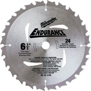 Milwaukee 48-40-4108 6-1/2" X 24 Teeth Thin Kerf Framing Saw Blade NEW- 2 Pack - Picture 1 of 1